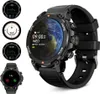 A collage of a smartwatch and its various display screens, showcasing different functions and information. Náhled obrázku produktu
