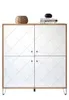 TouchWO Sideboard 4 portesReproduction chêne, blanc mat. Voir les images du produit 14