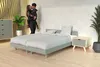 Zwillingsbett Massivholz mit Kopfteil Twin - 90x200 - Grau Produktbild-Vorschau 2