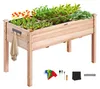 VEVOR vyvýšený záhon drevený sadzač box studený rám výsadba Náhľad obrázku produktu 1