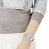 Swarovski Damen Armbanduhr Octea Nova Lederarmband grau 36 Produktbild-Vorschau 2