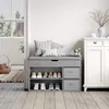 Mondeer Banc à chaussures avec assise, rangement pour Voir les images du produit 9