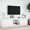 Maison Exclusive - TV-meubel met LED-verlichting, wit, Productafbeelding-voorbeeld 3