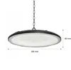 Vysoké LED svetlo Ø27cm 4500K neutrálna biela 10000lm 100W Náhľad obrázku produktu 9