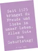 Mr. & Mrs. Panda Postkarte Spruch 1925 Geburtstag Freude - Produktbild-Vorschau 1