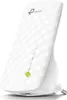 A white TP-Link AC750 Dual Band WLAN Repeater RE200 is shown against a white background. Produktbild-Vorschau