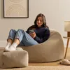 Icon Kingston: Zitzak en hocker met vulling, beige Productafbeelding-voorbeeld 2