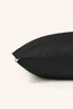 Satin Kissenbezug 100% Baumwolle 40X40 Schwarz Produktbild-Vorschau 4