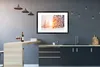 MuchoWow® Gerahmtes Poster Sonne - Bäume - Schnee 90x60 cm Produktbild-Vorschau 5