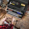 Kovový box na nářadí COSTWAY, box na nářadí se 3 zásuvkami Náhled obrázku produktu 2