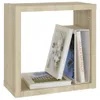 vidaXL Scaffali a cubo 4 pezzi rovere Sonoma 30x15x30 cm Anteprima dell’immagine prodotto 12