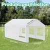 LZQ Tente de réception 3x6 m imperméable & résistante aux Voir les images du produit 2
