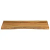 vidaXL Tischplatte mit Baumkante 120x60x3,8 cm Massivholz Produktbild-Vorschau 2