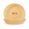 50-teiliges Set Rosmarino Air Fryer Backpapier - Rund, 16 Produktbild-Vorschau 1