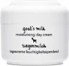 A white jar of moisturizing day cream with text and a goat illustration. Podgląd zdjęcia produktu