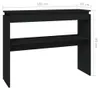 vidaXL Konzolový stůl černý 102x30x80 cm Dřevěný materiál Náhled obrázku produktu 6