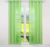 Gardinen Vorhänge Voile Gardine Transparent Dekoschal Uni Produktbild-Vorschau 1