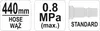 Hustička pneumatik YATO YT-23703 s manometrem Náhled obrázku produktu 4