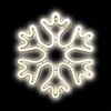 Forever Light Neon LED Płatek śniegu biała lampa ścienna na Podgląd zdjęcia produktu 3