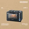 Severin TO 2074 Four et grille-pain avec plaques de cuisson Voir les images du produit 11