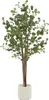 ML-Design umelý eukalyptus 180 cm, umelá rastlina s kmeňom Náhľad obrázku produktu 1