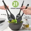 Hausfelder Schüssel Set + Salatbesteck (Set, 10-tlg) Produktbild-Vorschau 5