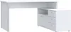Furniture24 Schreibtisch Tempra 2 T2Kb231L-C734 Weiß Produktbild-Vorschau 1