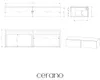 CERANO – Badezimmerschrank für Waschtisch/Zusatzmöbel Noira Produktbild-Vorschau 4