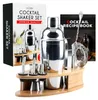 Cocktail Shaker Set 16-teilig aus Edelstahl | Barset für Produktbild-Vorschau 1