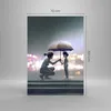 Bilder auf glas - Einteilig - Manga Regenschirm Hilfe - Produktbild-Vorschau 3