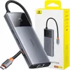 Hub 6W1 Baseus Metal Gleam 2 Series, Usb-C Do 2Xusb 3.0 Anteprima dell’immagine prodotto 1