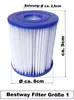 A close-up of a pool filter with dimensions indicated. Produktbild-Vorschau
