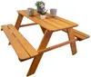 Sitzbank für Kinder 90x90x48cm in lasiert Gartenbank Produktbild-Vorschau 1