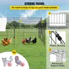 VEVOR metalowy kurnik klatka dla drobiu 87x41.7x41" osłona Podgląd zdjęcia produktu 3