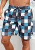 Buffalo Badeshorts blau-schwarz-kariert Größe XL Produktbild-Vorschau 3