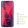A smartphone screen protector is shown on a smartphone with a red background and hands. Produktbild-Vorschau