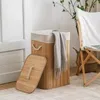 Ekspand | Kosz na bieliznę z bambusa – czarny – 150 l – Podgląd zdjęcia produktu 9