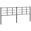 Ersatz-Kopfteil Metall Schwarz 193 cm Produktbild-Vorschau 1