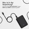 imoshion® Powerbank 10000 mAh Nero Funzione di ricarica Anteprima dell’immagine prodotto 10