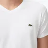 Lacoste Herren T-Shirt TH5077 V-Ausschnitt 100% Baumwolle Produktbild-Vorschau 4