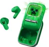 MINECRAFT cuffie verdi in-ear TWS Slide con LED Anteprima dell’immagine prodotto 2