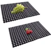 Spülbeckenmatte 2er Set 40x30cm PVC – Zuschneidbar schwarz Produktbild-Vorschau 1