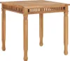 vidaXL Garten-Esstisch 80x80x80 cm Massivholz Teak Produktbild-Vorschau 12