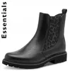 Tamaris Damen Stiefelette Chalsea Leo-Look Blockabsatz Produktbild-Vorschau 6