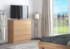 Kommode Massivholz Buche Sideboard Anrichte 4 Schubladen Produktbild-Vorschau 10