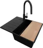 PRIMAGRAN Granitspüle Alles Schwarz 62x50cm, Spülbecken 1 Produktbild-Vorschau 1