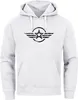Hoodie Herren Airforce Symbol Stern Army Military Aufdruck Produktbild-Vorschau 4