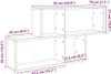 vidaXL Wandregal Altholz-Optik 100x18x53 cm Holzwerkstoff Produktbild-Vorschau 7