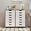 COSTWAY Rollcontainer mit 7 Schubladen, Aktenschrank mit Produktbild-Vorschau 9