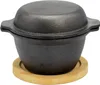 All'Grill Gusseisentopf mit Deckel Ø 10 x 9 cm und Produktbild-Vorschau 10